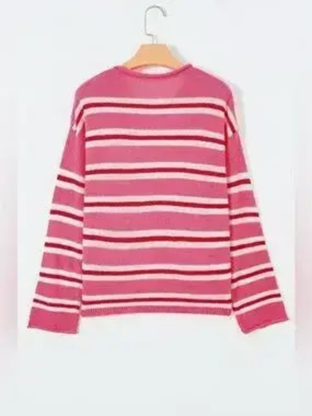 Striped Button-Up Cardigan - Picture 8 of 10
